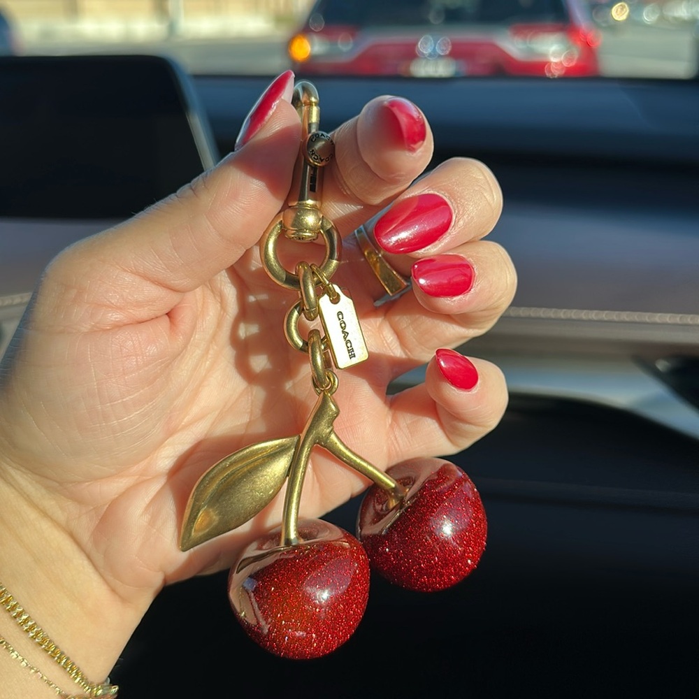 Coach Cherry Bag Charm